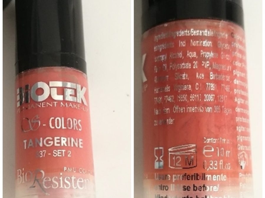 ALLARME CONSUMATORI: Ritirato pigmento per trucco permanente TANGERINE a marchio BIOTEK per rischio chimico-cancerogeno